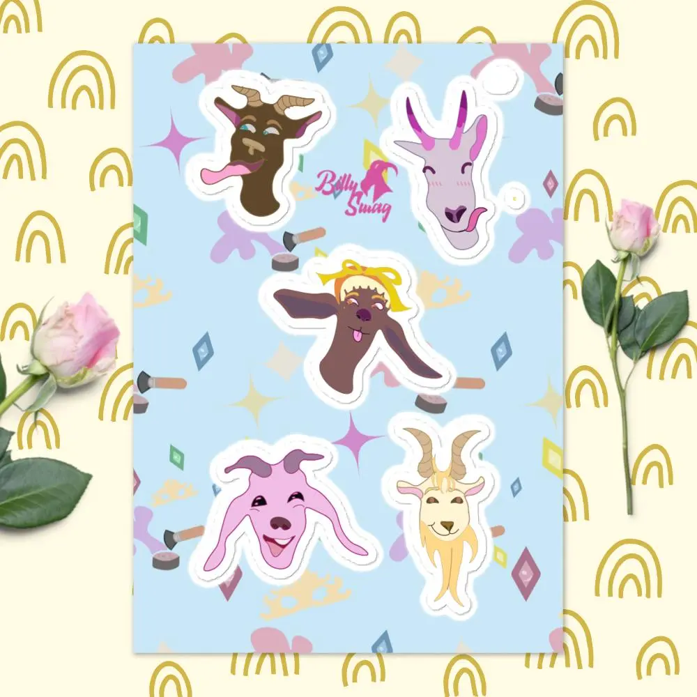 Hungry Little Goats Stickers by Billy Swag