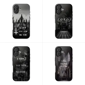 L.O.R.D.S. Shantel Tessier Dark Romance Case for iPhone 17-7 Pro Max Plus & Samsung Galaxy S26-S21 Ultra Plus - LORDS I Vow You Vow We Vow Gothic Cathedral Phone Cover unisex