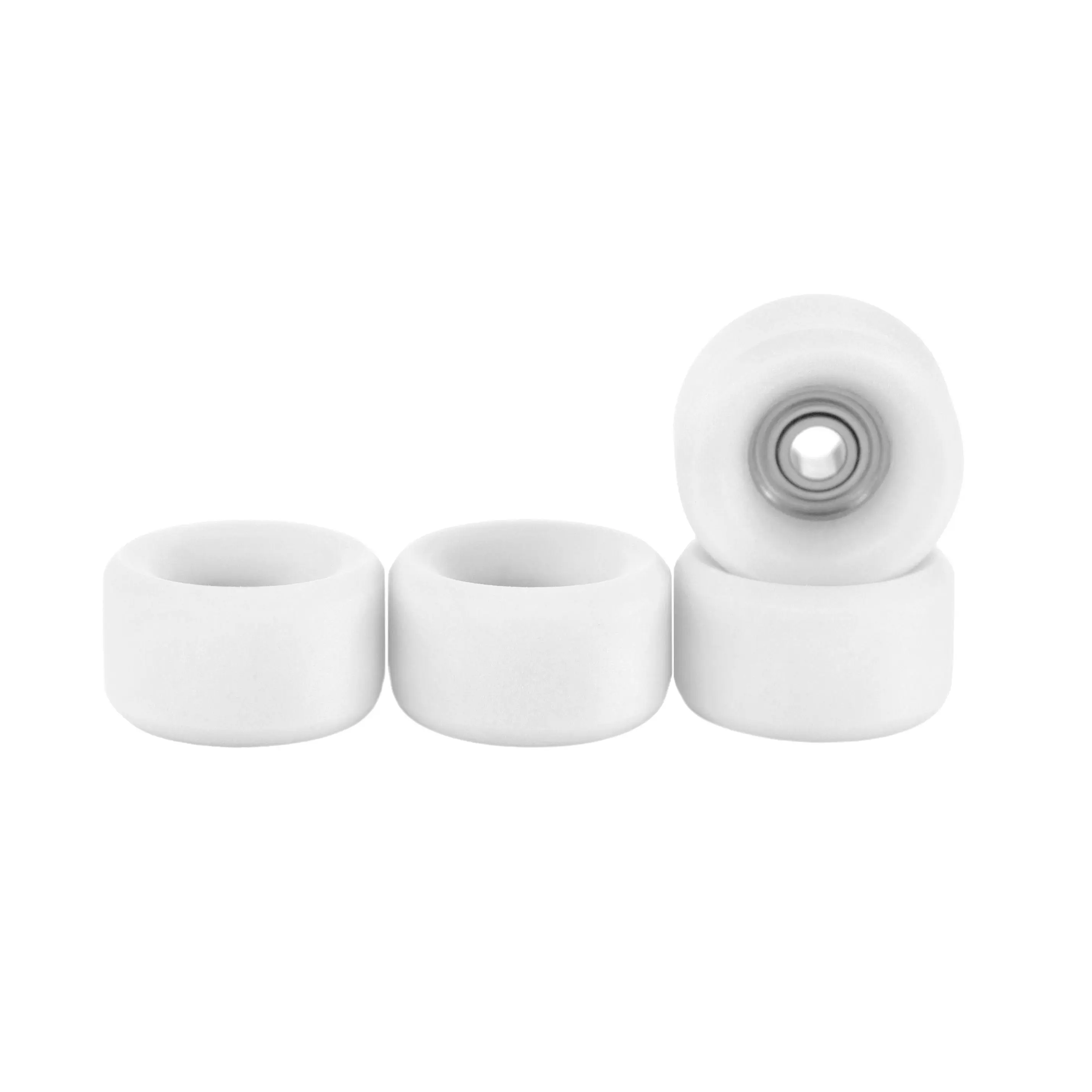 Apex Slim Bowl Wheels - 61D Urethane - ABEC-9 Bearings - "White Snow"