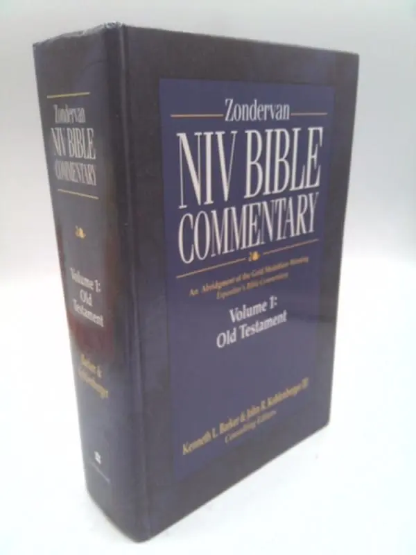 USED Book - Zondervan NIV Bible Commentary, Volume I: Old Testament (Premier Reference Series, an Abridgment of The Expositor's Bible Commentary) by Kenneth L. Barker (Hardcover) - english