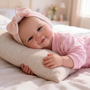 Vivienne 19 Inch Reborn Baby Dolls Girl Vinyl Full Body Sweet Handmade Lifelike That Look Real Life Realistic Newborn Baby Doll Girl Vinyl Toy Gifts for Kids Age 3+  Move