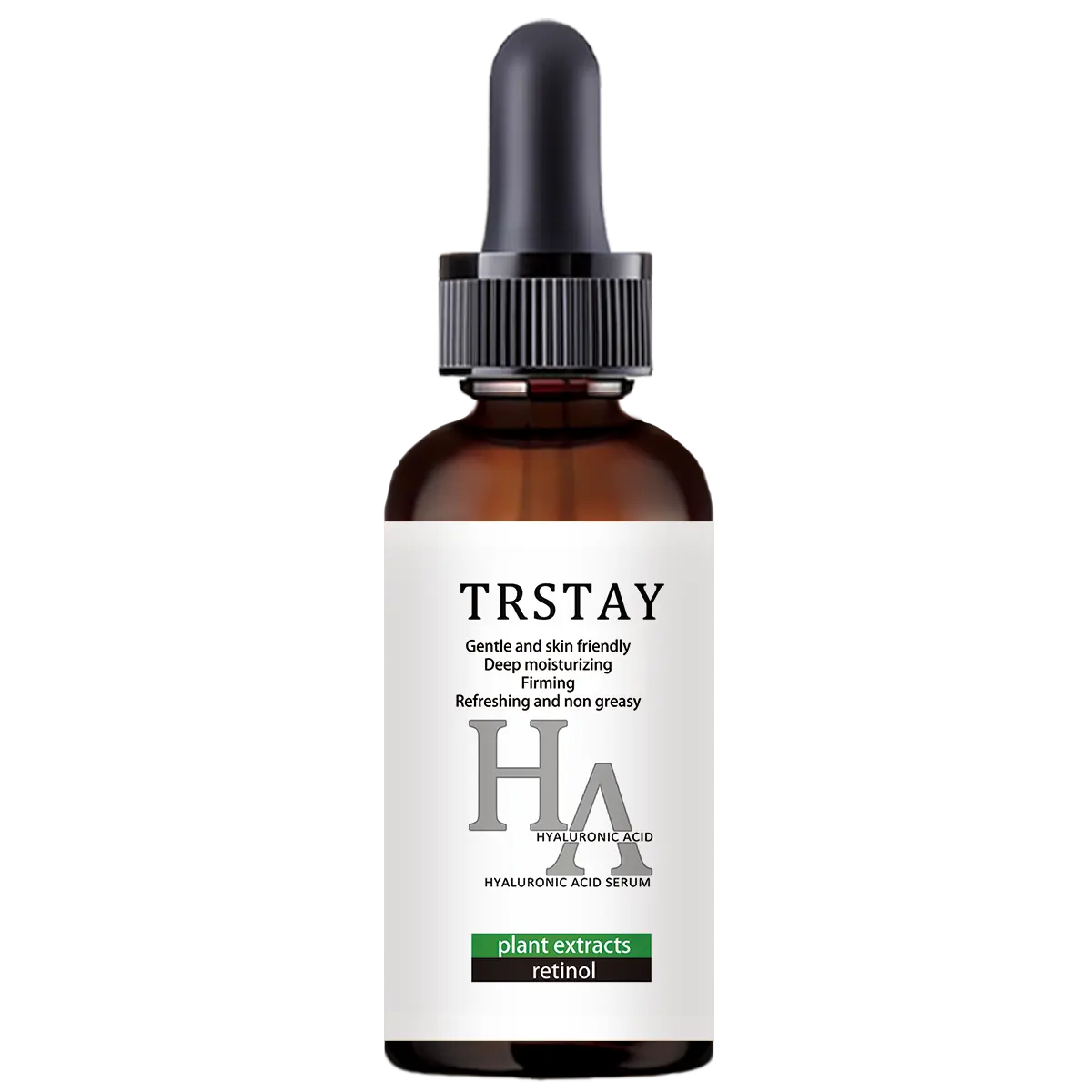 Hydrating Facial Serum with Vitamin C & Hyaluronic Acid, Brightening Liquid Moisturizer for All Skin Types, Alcohol Free - 50ml, Hydrate, Bottle