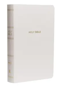 NKJV, Gift and Award Bible, Leather-Look, White, Red Letter, Comfort Print: Holy Bible, New King James Version Imitation Leather – January 30, 2018