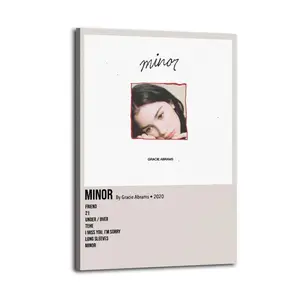 Gracie Abrams Great Wall Art, Canvas Poster, Cute And Vibrant Poster for Bedroom, Dorm, A Perfect Gift Idea for New Year Home Decor