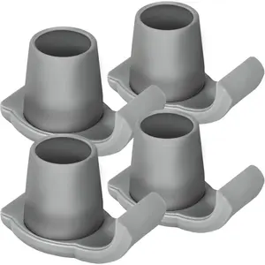 4 Pack Walker Skis Glides for Folding Walkers, Essentials Universal Walker Accessories for Seniors, Mobility Aid Accessory for Seniors
