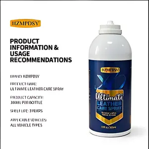 Leather Revival Spray Revives Faded Worn Out Interiors with Instant Shine Deep Nourishment for Glossy Finish Non Sticky Matte Finish Easy Application One Touch Operation