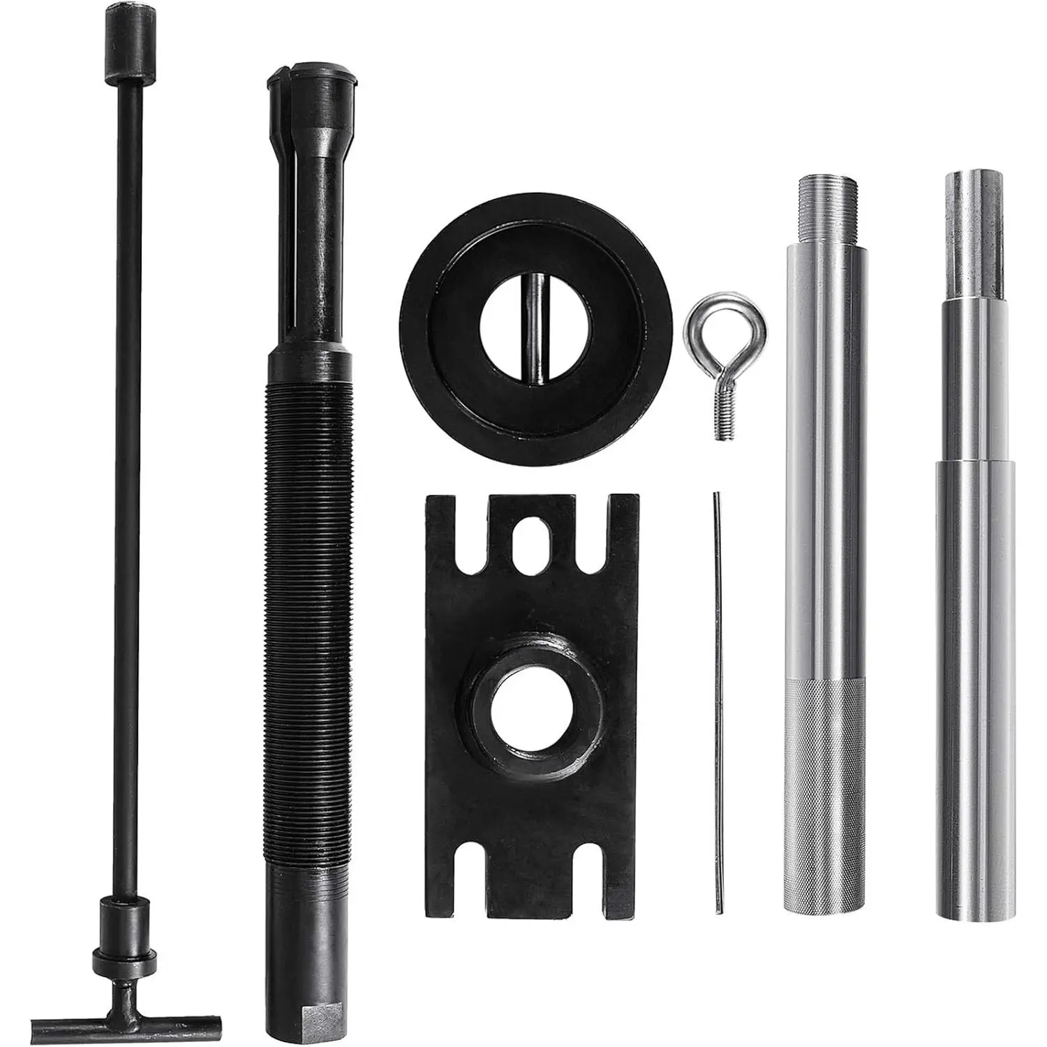 VEVOR Mercruiser MR Alpha 1 Alignment Toolset, 1 2-Part Boat Alpha Bravo Gimbal Bearing Installer Puller, Easy-to-Install Solid Steel Tool with Extra Eyebolt, Space-Saving & High-Performance