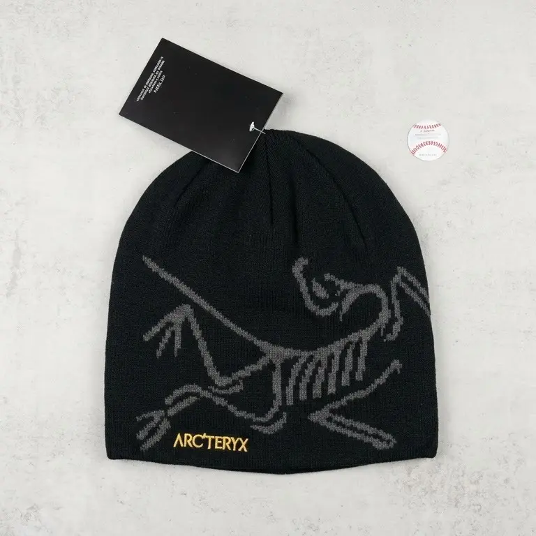 ARC'TERYX Skeleton Graphic Knit Beanie Collection – Unisex Warm Winter Skull Cap, Soft Stretch Outdoor Ski Hat, Gorpcore Streetwear Style