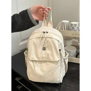 Women's Small Lightweight Nylon, Casual Daily Use Travel Backpack, Fashionable Multi-Pocket Design, Durable and Stylish, Ideal for School, Travel, and Everyday Use, Stylish Daypacks