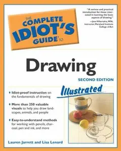 USED-The Complete Idiot's Guide to Drawing, 2E by Lauren Jarrett (Paperback)