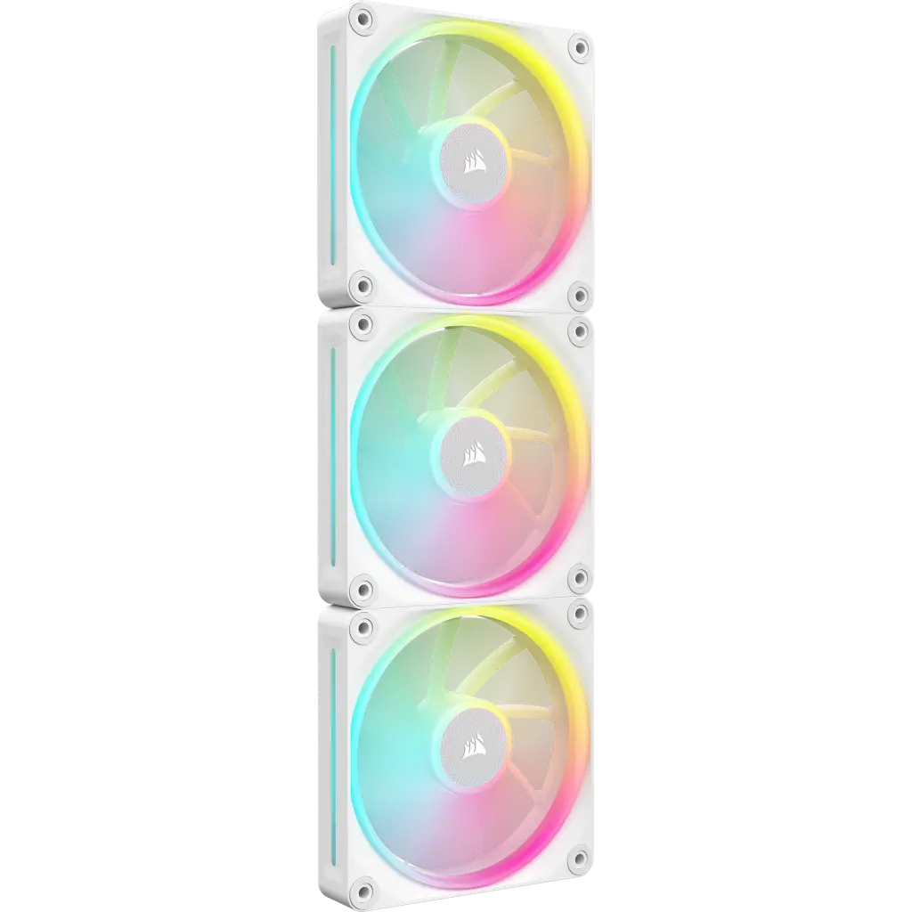 iCUE LINK LX120 RGB 120mm PWM Fans Starter Kit - White