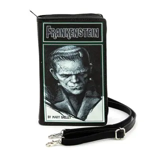 Frankenstein Book Clutch Bag