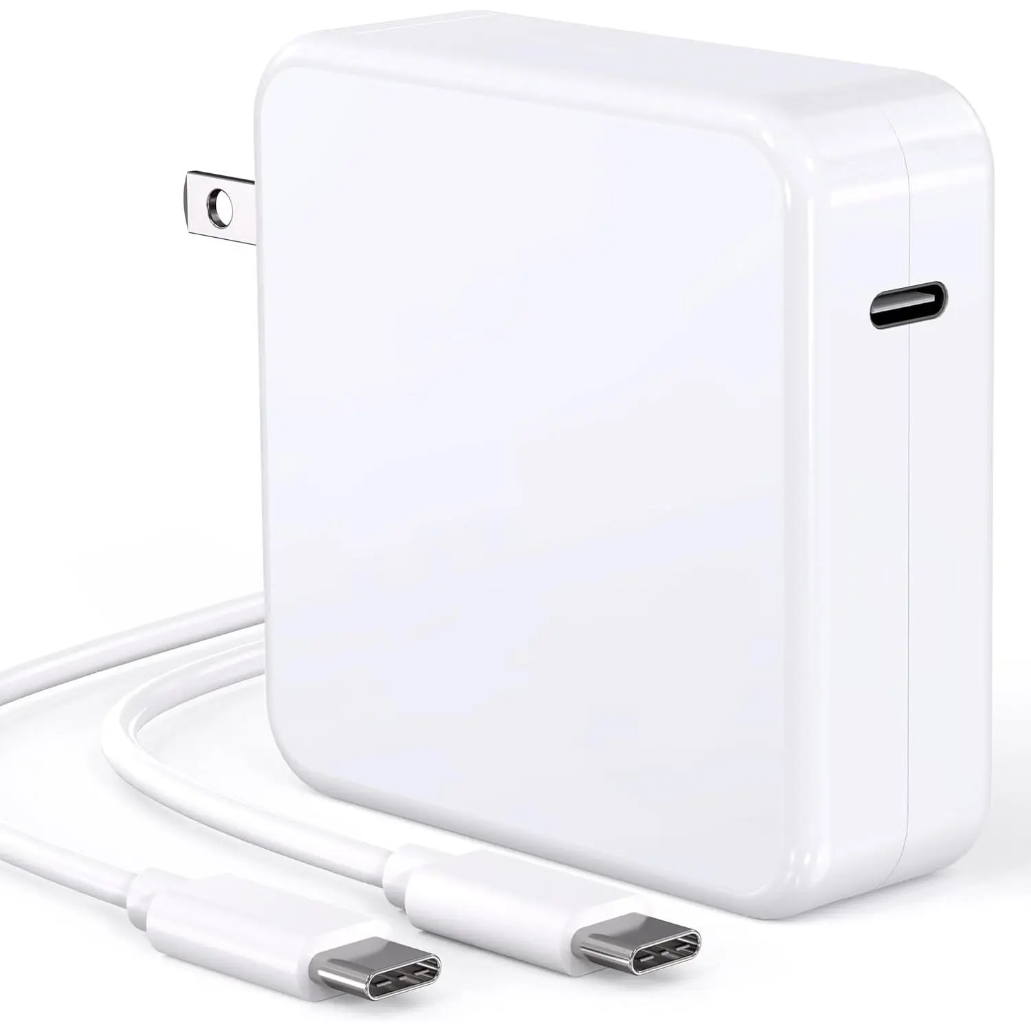 Charger for Mac Book Pro  - 100W USB C Charger Power Adapter for USB C MacBook Air 13 Inch, MacBook Pro 16 15 14 13 Inch, iPad Pro 2021/2020/2019/2018 Fast Charging Type C Travel Laptop Power Adapter