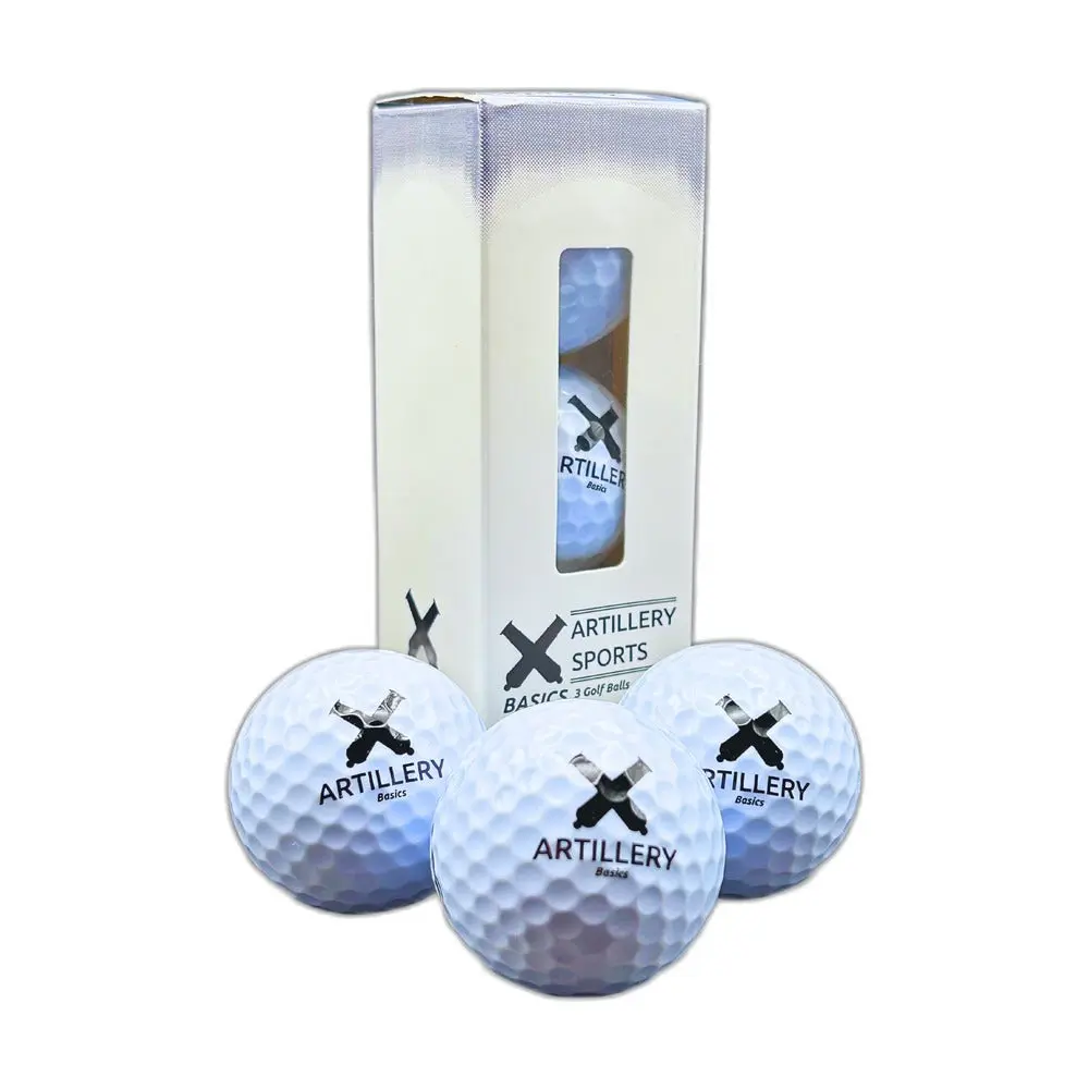 Artillery Basics 2-Layer Golf Balls, 3-Pack