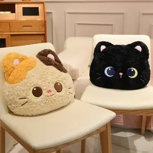 Cute Cat Pillow Cushion, Soft Sofa Rest Pad, Large-Eyed Kitten Design, Home Decor Accent, Perfect Gift for Cat Lovers, Soft Touch Cushion
