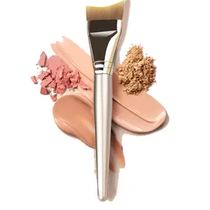 Essential Foundation Brush,Foundation Makeup Brush,Fine Edge Precision Application,Seamless Blending for Nose and Mouth Area,Ultra-Thin Crescent-Shaped Foundation Brush, Natural and Docile,Soft Bristles, Professional Makeup Brush Tool.