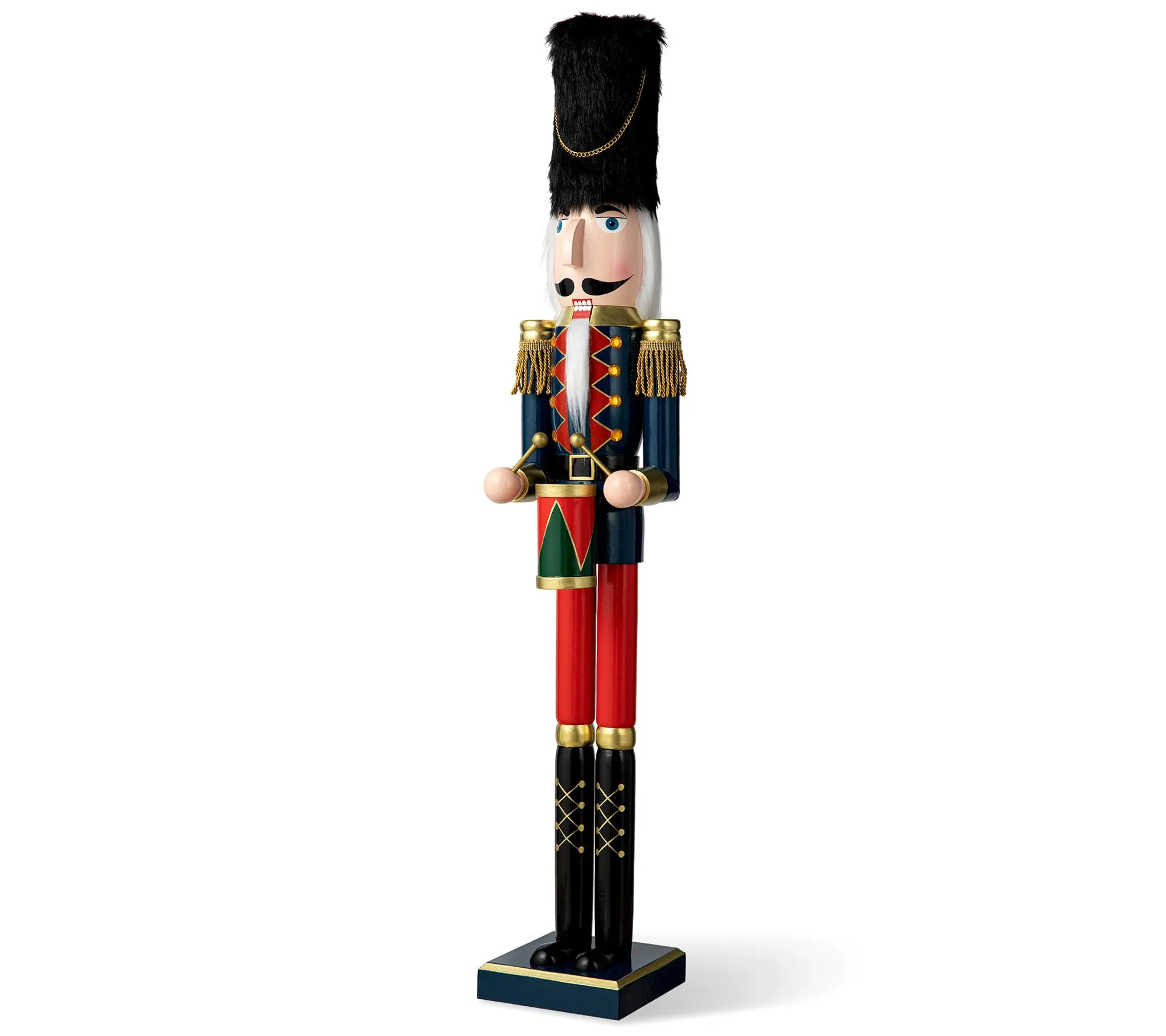 Glitzhome 36" Indoor Outdoor Christmas Drummerutcracker