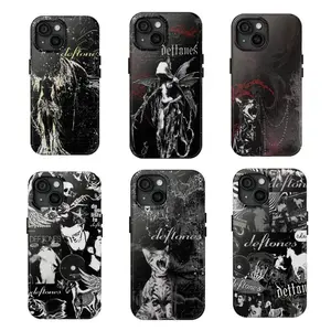Grunge Deftones Tough Shockproof Phone Case for iPhone 11 12 13 14 15 16 17 Pro Max Plus, Heavy Duty Protective Cover, Anti-Scratch, Drop Protection, Unique Design, Perfect Gift Idea