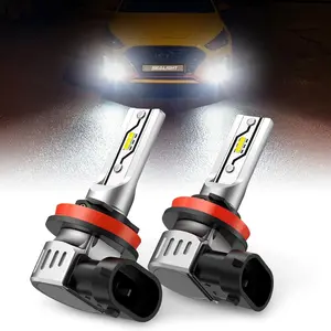 LED Fog Light Bulbs, 12,000 lumens 6500K White, Pack of 2, For H11,H16,H8