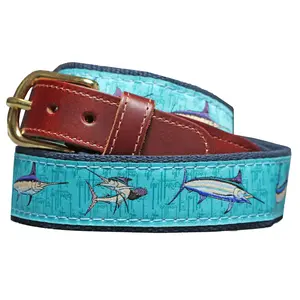 Guy Harvey Billfish Collage Men's Belt