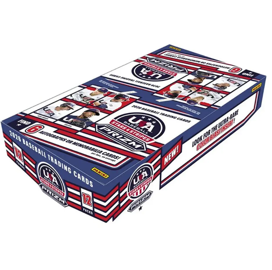 1 (ONE) Box of 2026 Panini USA Stars & Stripes Prizm Baseball Hobby