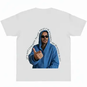 🔥[100% Cotton][Graphic Tee]Oversize Cotton Graphic Tee, "It’s Not Clocking To You" Belieber Shirt, Coachella Streetwear, Unisex Y2K Fashion, Casual Top, American Musical Gift, Trendy Graphic T-Shirt for Men & Women, TikTok Viral Style