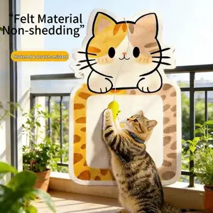 Wall-mounted cat scratching post! Free up your sofa and let your cat love scratching! Vertical Scratcher