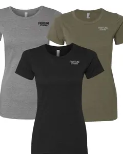 The Shield Maiden Tee - Gym, fitness shirt perfect as an undershirt for women as a RN, CNA, POLICE, Firefighter, EMT