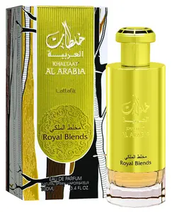Lattafa Khaltaat Al Arabia Royal Blends Gold Eau de Parfum 100ml Unisex Arabic Luxury Fragrance Warm Fruity Spicy Scent Perfumes Arabia