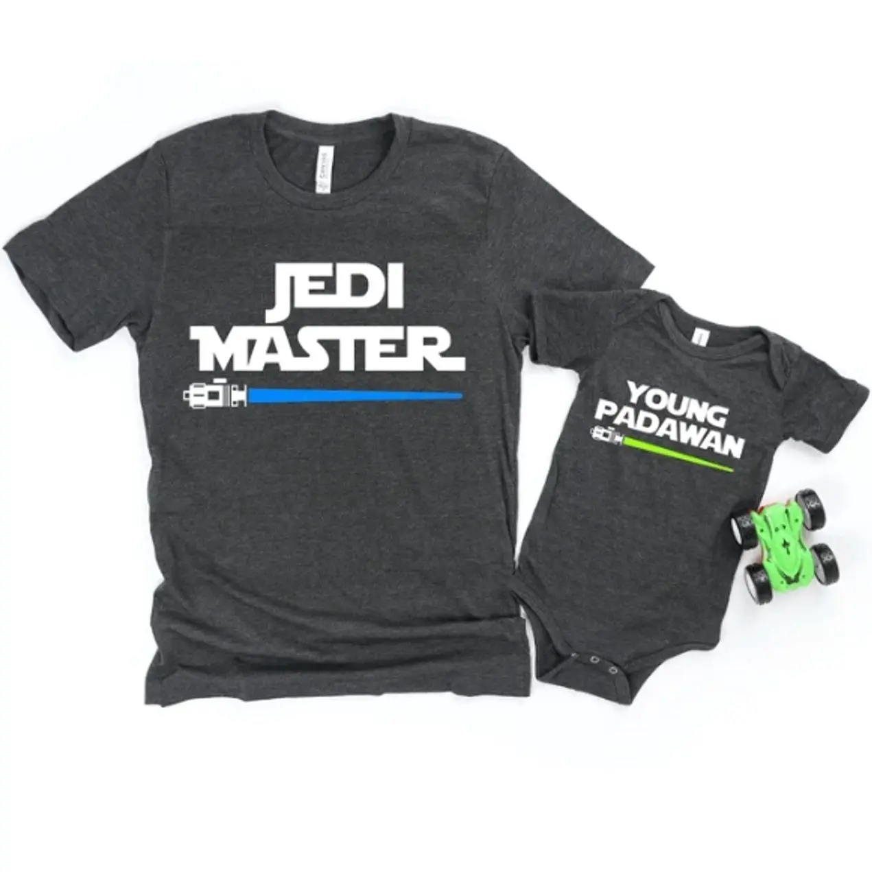 Matching Daddy And Baby Shirts, Matching Jedi Master and Young Padawan T-Shirts, Daddy daughter shirts, Dad and Son Shirts