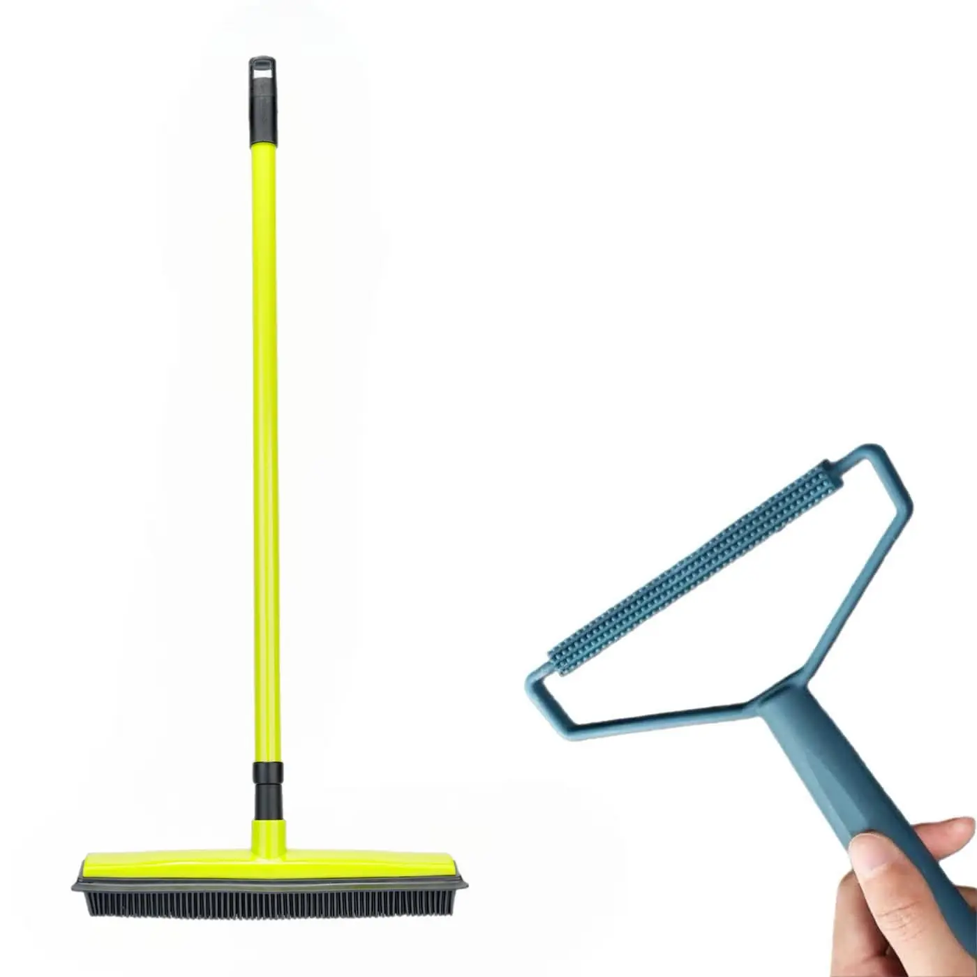 Recycled plastic Pet Hair Removal Brush and Broom Set Recycled plastic Pet Hair Removal Brush and Broom Set