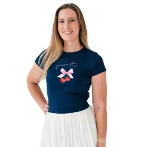 Gamma Phi Beta Cherry XOXO Crop Top - Gamma Phi
