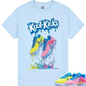 Dripping Kool Kicks Shirt to Match JA 3 Kool Aid, Ja 3 Lemon Venom Deep Royal Blue Light Green Spark Light Photo Blue Match Tee
