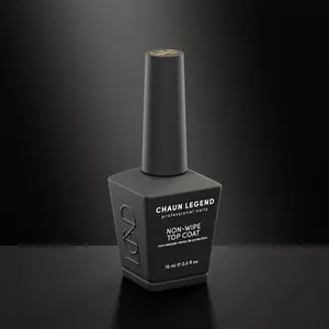 Chaun Legend Non Wipe Top Coat Gel Only 0.5oz nail care nail art super shiny