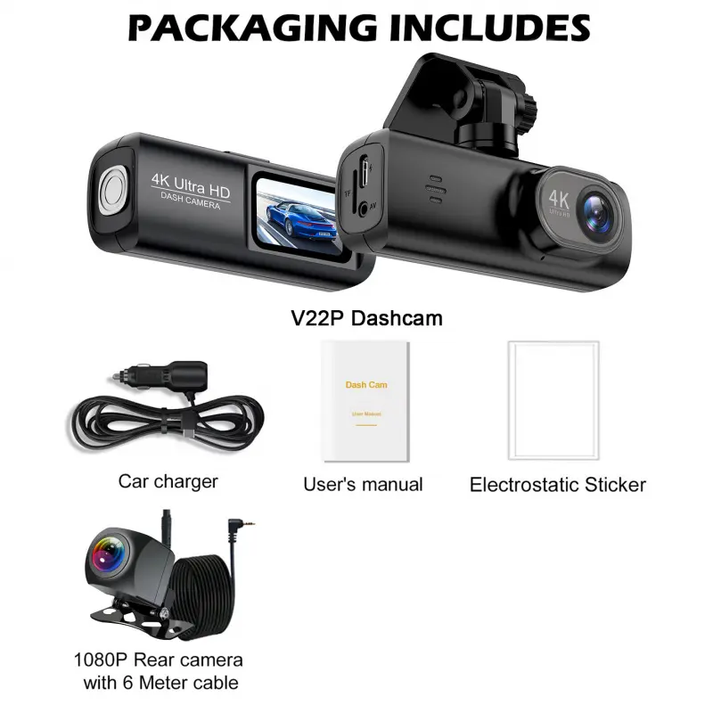 4K front and rear view