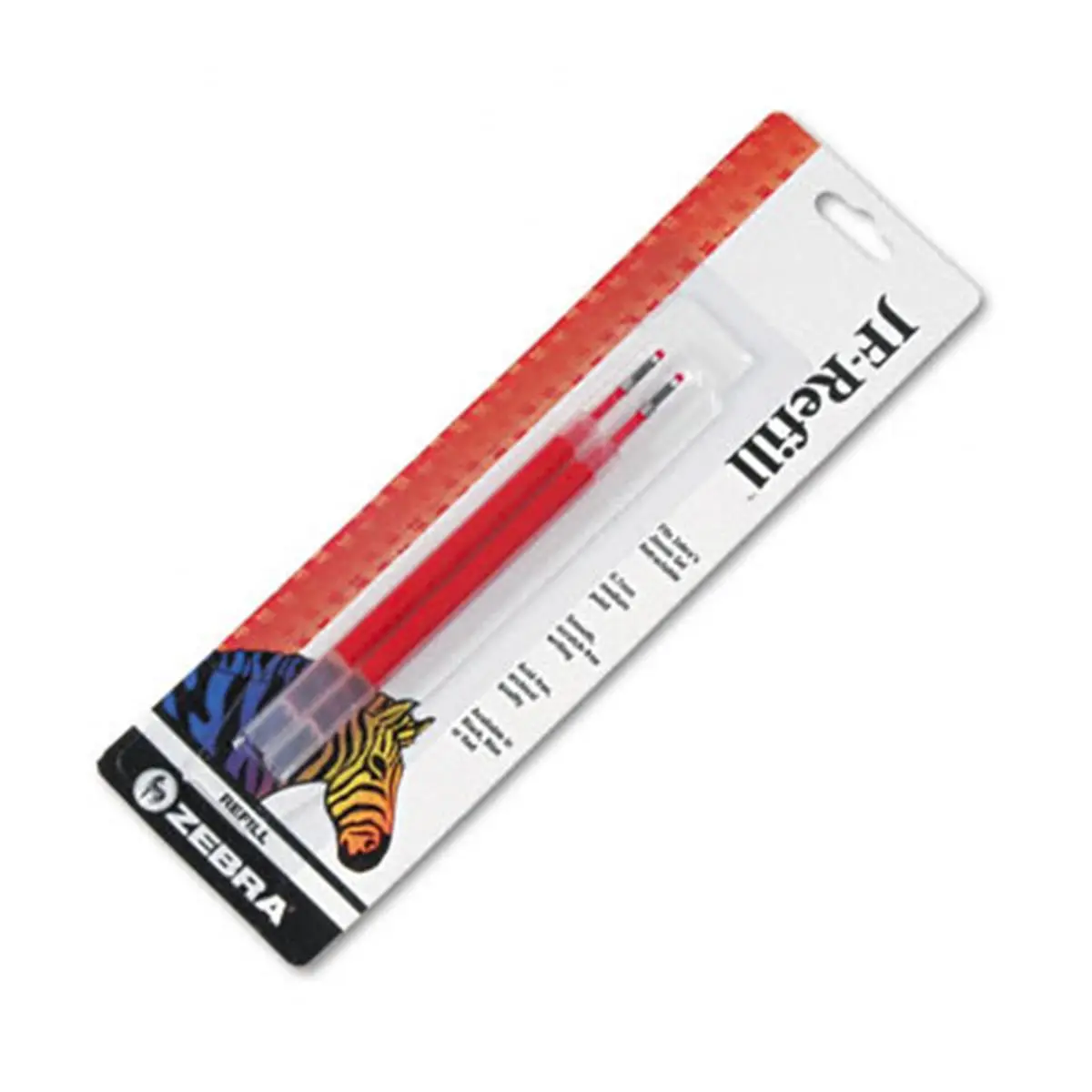 Zebra 87032 JF Refill for Jimnie Gel RT/Airfit Gel/Kendo Gel Roller Ball Med Red 2/pk