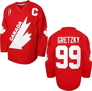 Wayne Gretzky Jersey 99 Labatt Team Coupe 1991 Canada Cup Ice Hockey Jersey Stitched Men Sport Sweater Us Size S-XXXL Red