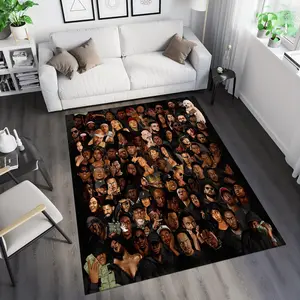 Hiphop Rug,Legends Rug,Rappers Rug,Music Rug,Music Decor,Music Room Rug,Rap Stars Collage Rug,Awesome Rug,Unique Rug,Area Rug,Gifts For Him