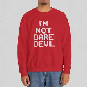 I'm Not Daredevil Knitted Crewneck T-Shirt