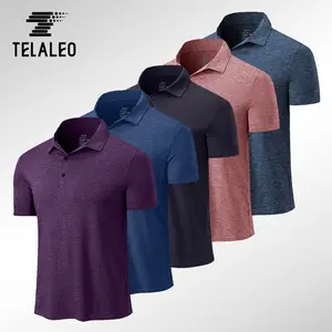 TELALEO 5 value pack Men's Quick-Dry Short Sleeve Athletic Performance Polo Shirt dealsforyoudays TELALEO 5 value pack Men's Quick-Dry Short Sleeve Athletic Performance Polo Shirt dealsforyoudays