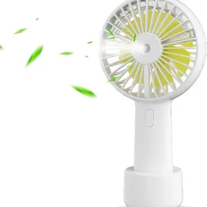 Portable Hand Held Misting Fan USB rechargeable battery quiet spray fan mister