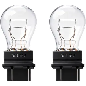 2 Pack 3157 4157 Bulb Brake/Tail/Turn Signal Light/DRL(Daytime Running Lights) 3157ll 12V P27/7W 3047 3057 4057 4114 Trailer Bulbs Fit for F150 Focus Altima Silverado Jeep Cherokee