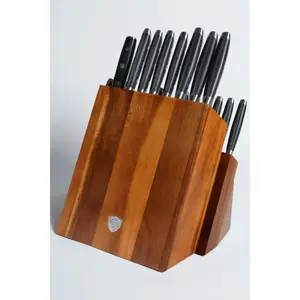 18 Piece Colossal Knife Set with Block | Gladiator Series | Knives NSF Certified