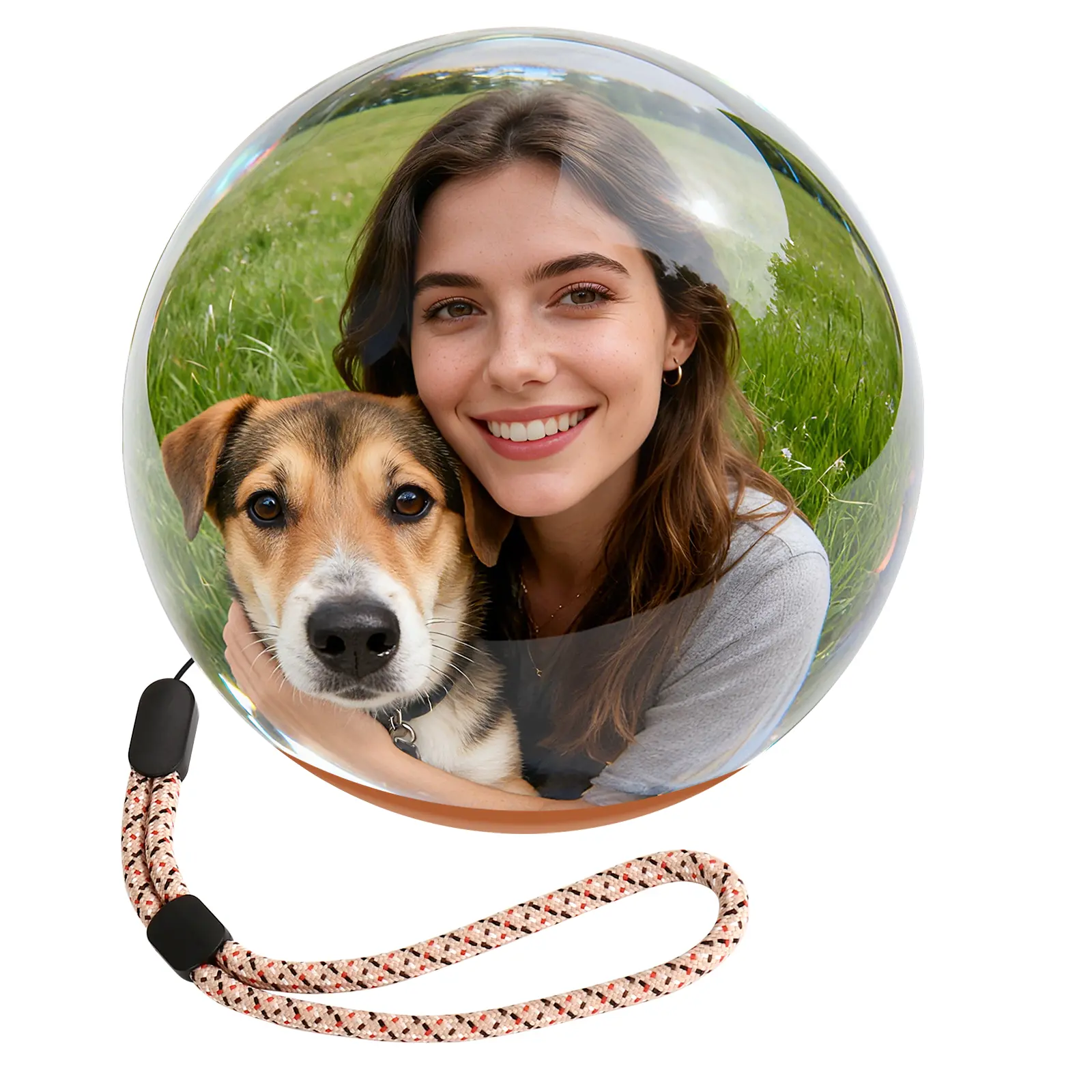 Peledic 2.7" DIY Audio-Video Crystal Sphere Screen Display - Windows System Editing, Customizable Electronic Decor, Memory Card Compatible - Plays Personal Videos & Music, Unisex Gift for Adults, Couple
