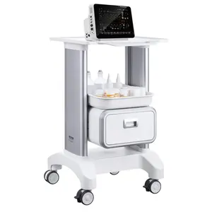 VEVOR 5 Tiers Lab Carts, Lab Utility Cart with 5 Drawers 4 Silent Wheels, Mobile Medical Cart with PP Material, Lab Rolling Cart with 2 Trash Cans for Lab, Clinic, Hospital, Salon, BlueVEVOR Super Brand Day