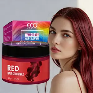 Temporary Hair Color Wax Red for Men & Women | Washable, Instant Color, Easy DIY Hair Styling, Viral Trending Hair Dye