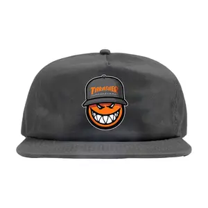 Thrasher Hat Spitfire SF Loc Snapback Charcoal