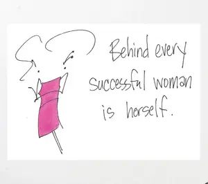 Mary Phillips Designs Successful Woman 8x10 Framed Art