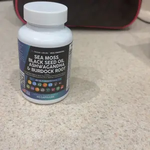 Product Review of Clean Nutraceuticals Sea Moss, Black Seed Oil, Ashwagandha, Turmeric, Bladderwrack, Burdock, Vitamin C, Vitamin D3 with Elderberry Manuka Supplement Capsules – MultiMineral from N** ** S** M** J**S