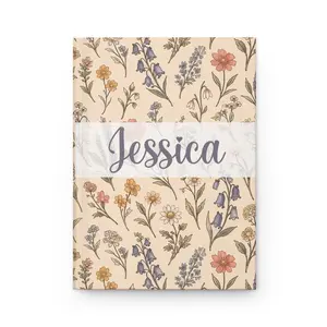 Spring Has Sprung In Warm Linen Custom Name Journal